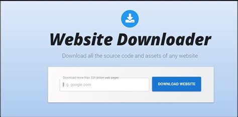 Website Downloader. Download all the source code and assets of any website. Star 1,166.